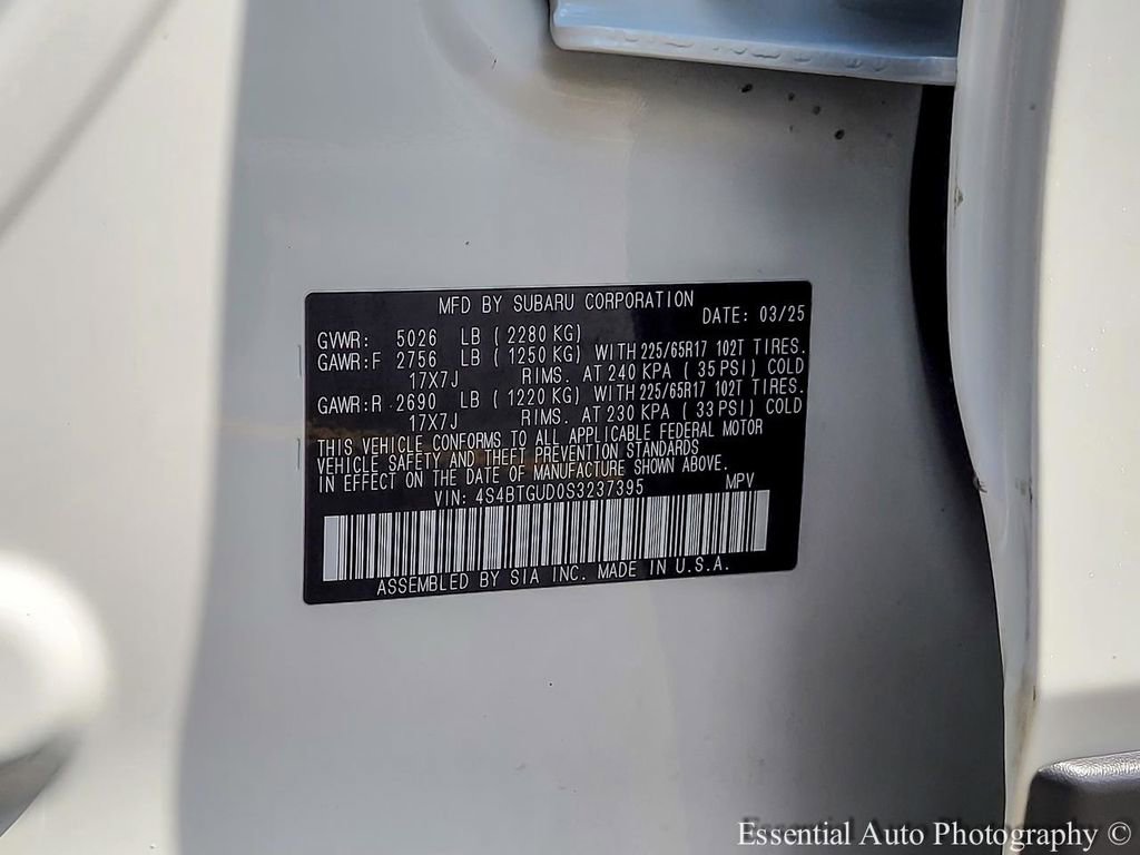 Certified 2025 Subaru Outback Wilderness AWD/4WD image 37