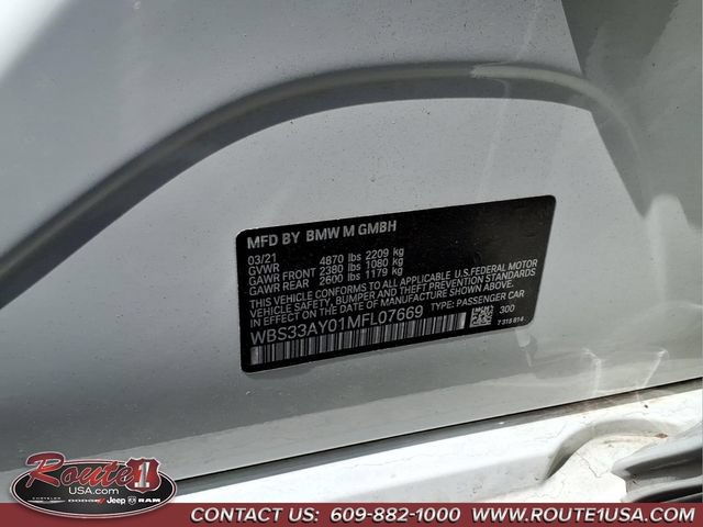 Used 2021 BMW M3 Competition w/ Executive Package RWD image 33
