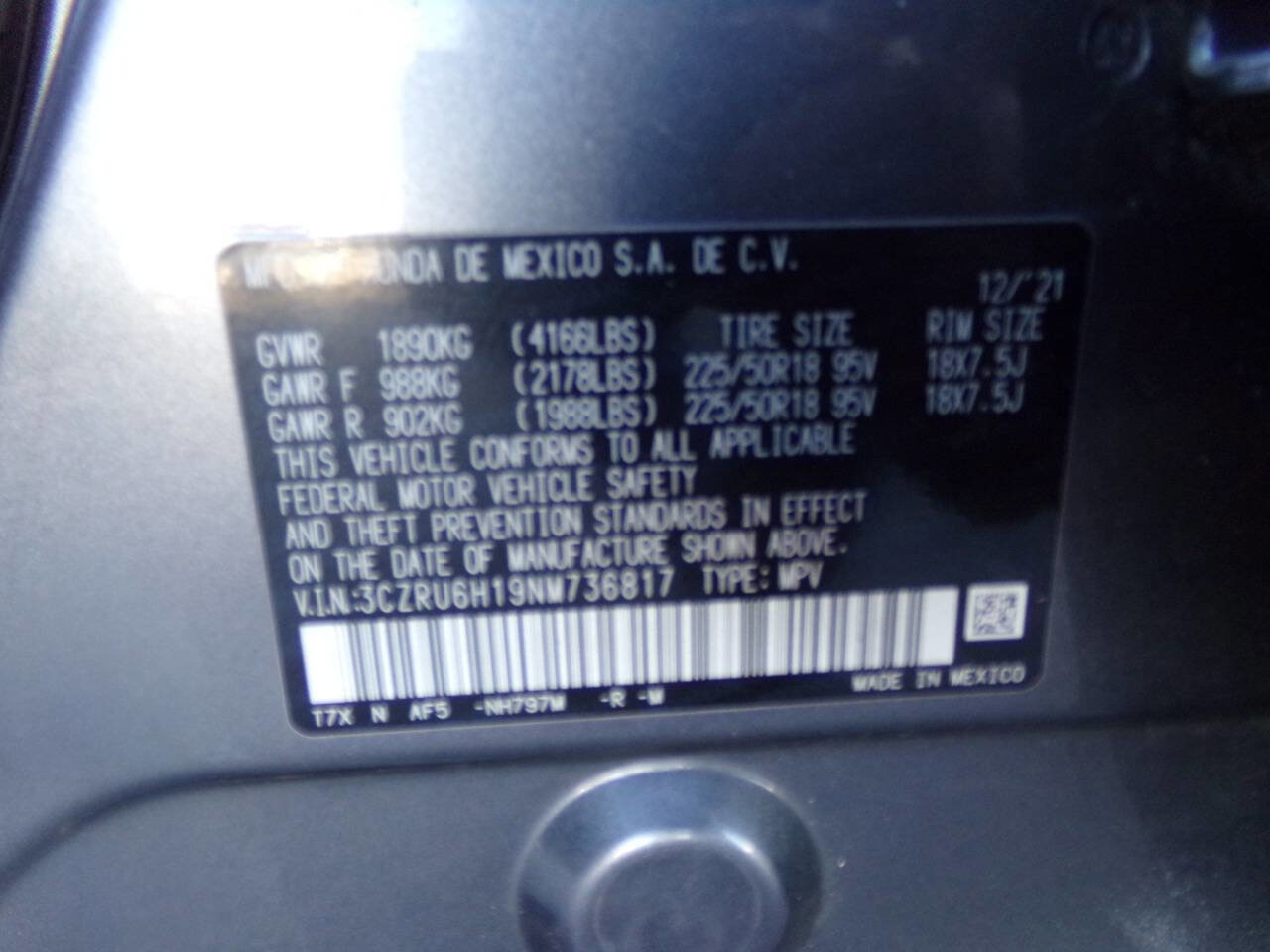 Used 2022 Honda HR-V Sport image 51