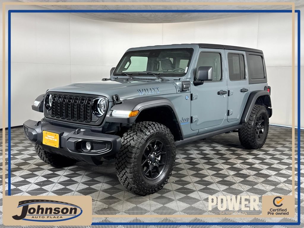 Certified 2025 Jeep Wrangler Unlimited Sport S 4xe