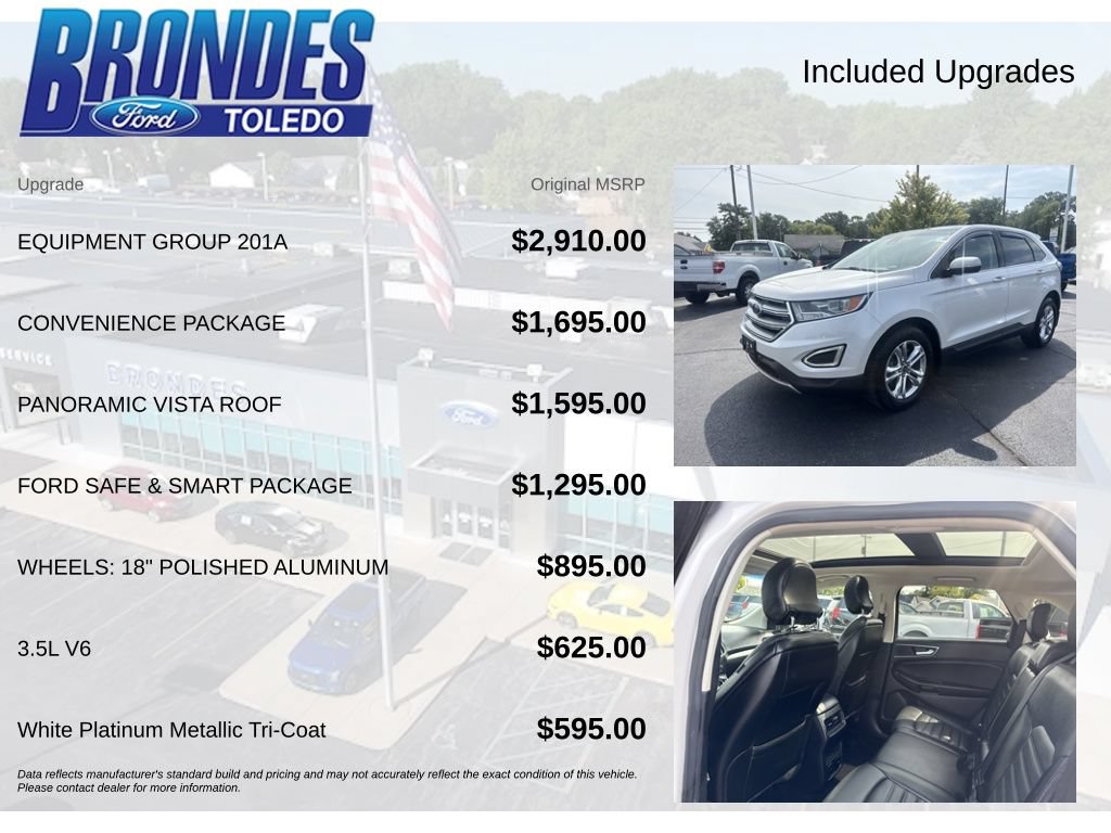 Used 2018 Ford Edge SEL w/ Equipment Group 201A AWD/4WD image 6