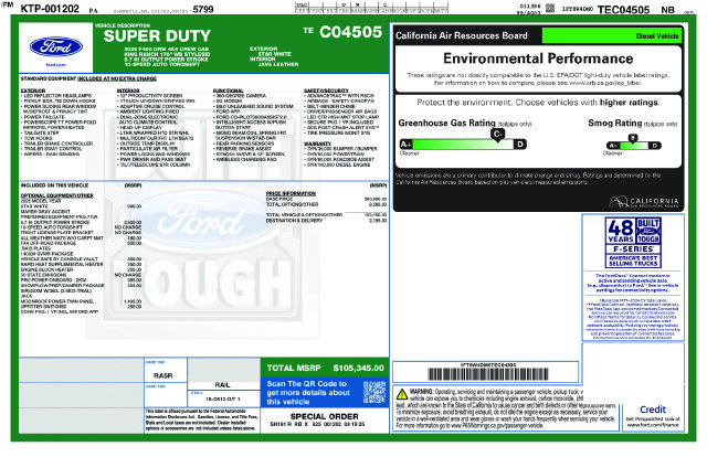 Used 2026 Ford F450 King Ranch w/ FX4 Off-Road Package AWD/4WD image 3