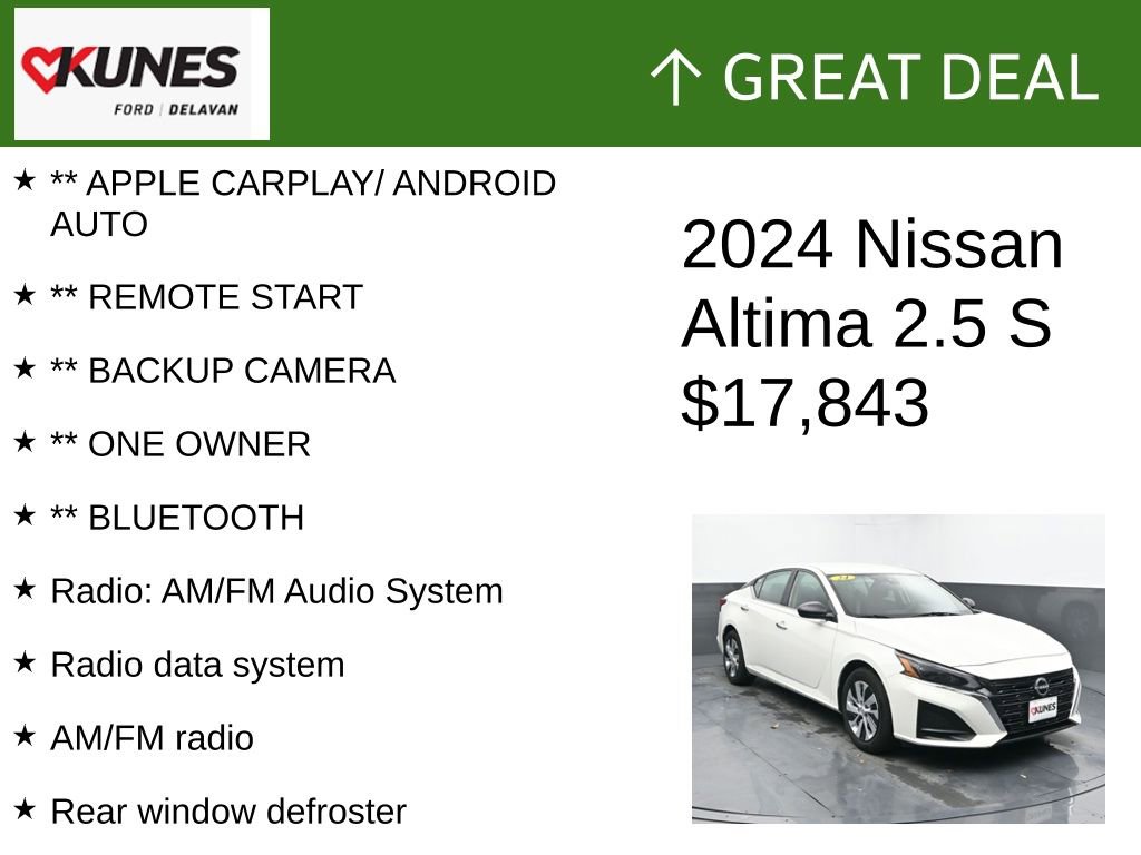 Used 2024 Nissan Altima 2.5 S FWD image 2