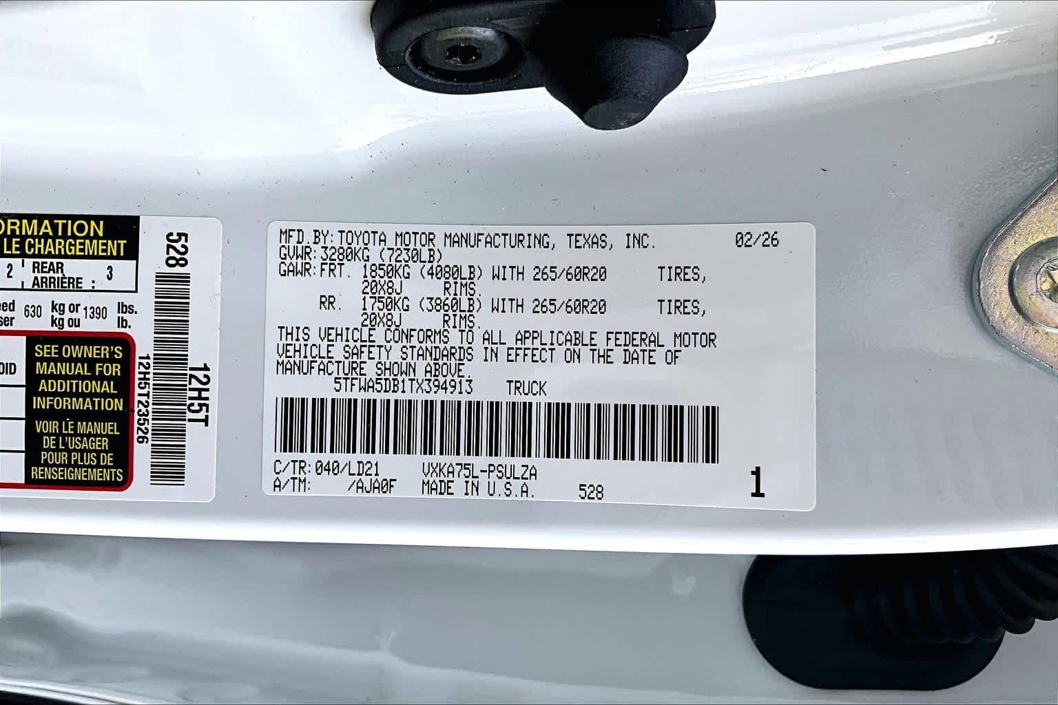 Used 2026 Toyota Tundra Limited AWD/4WD image 35