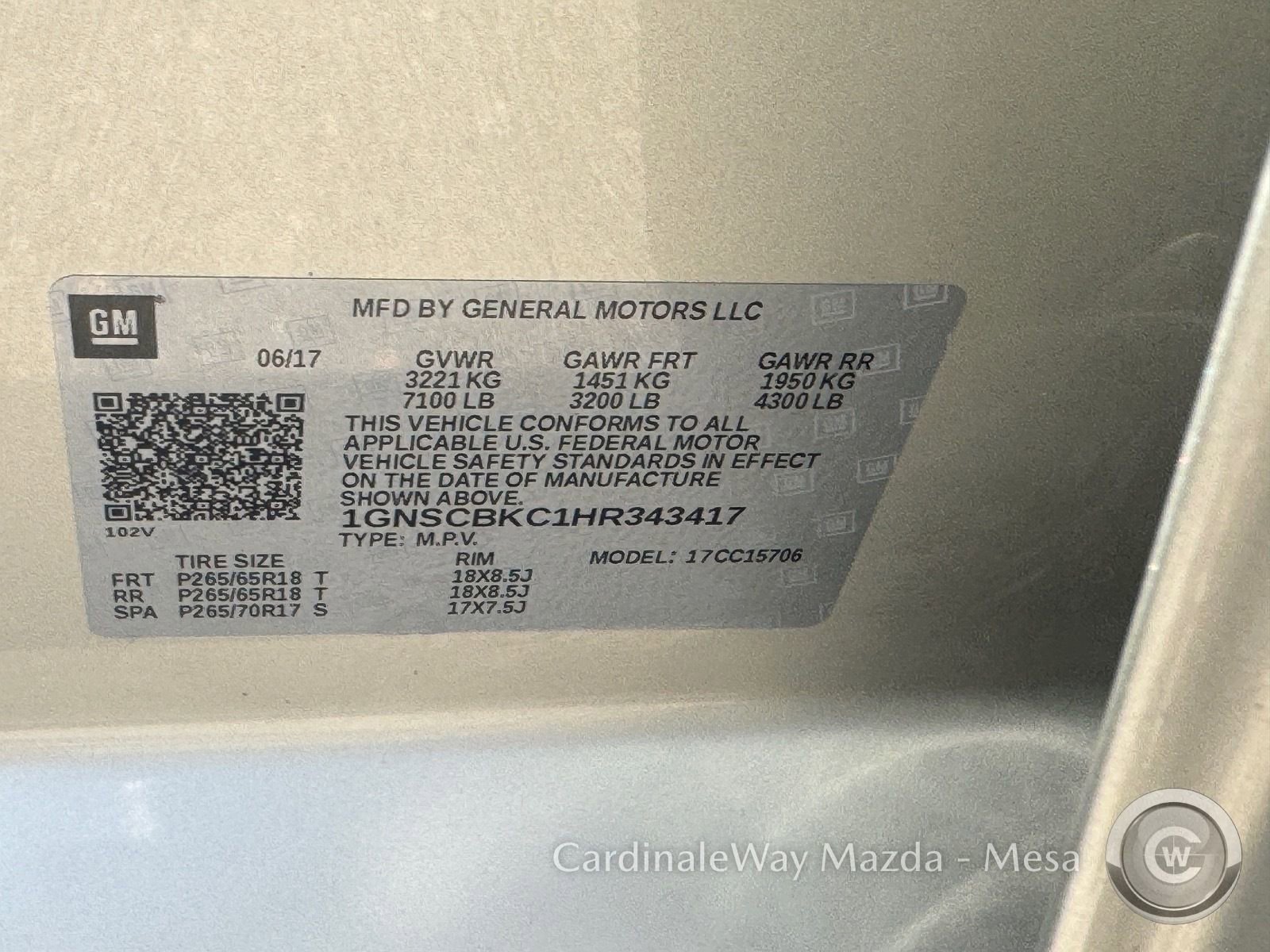 Used 2017 Chevrolet Tahoe LT w/ Max Trailering Package RWD image 31