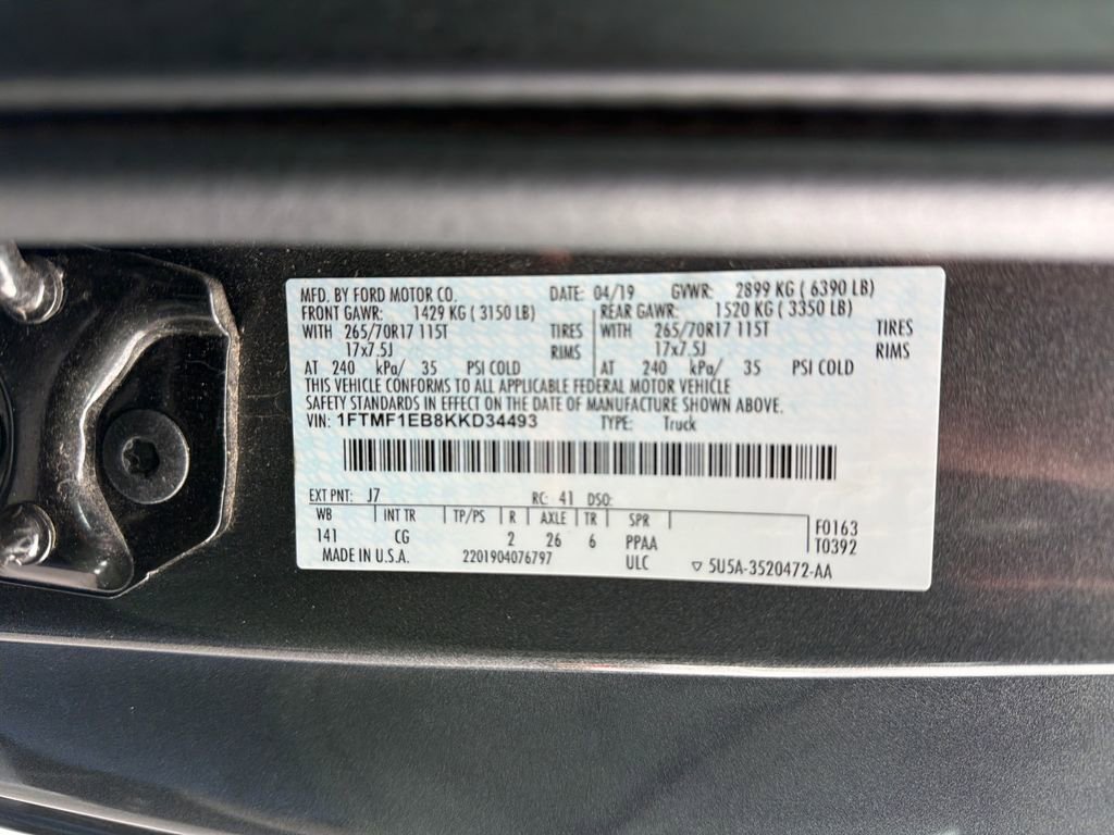 Used 2019 Ford F150 XL w/ Equipment Group 101A Mid image 27