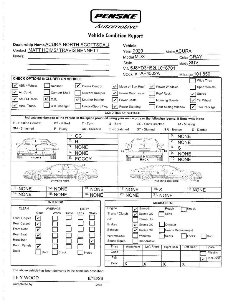 Used 2020 Acura MDX w/ Technology Package FWD image 22