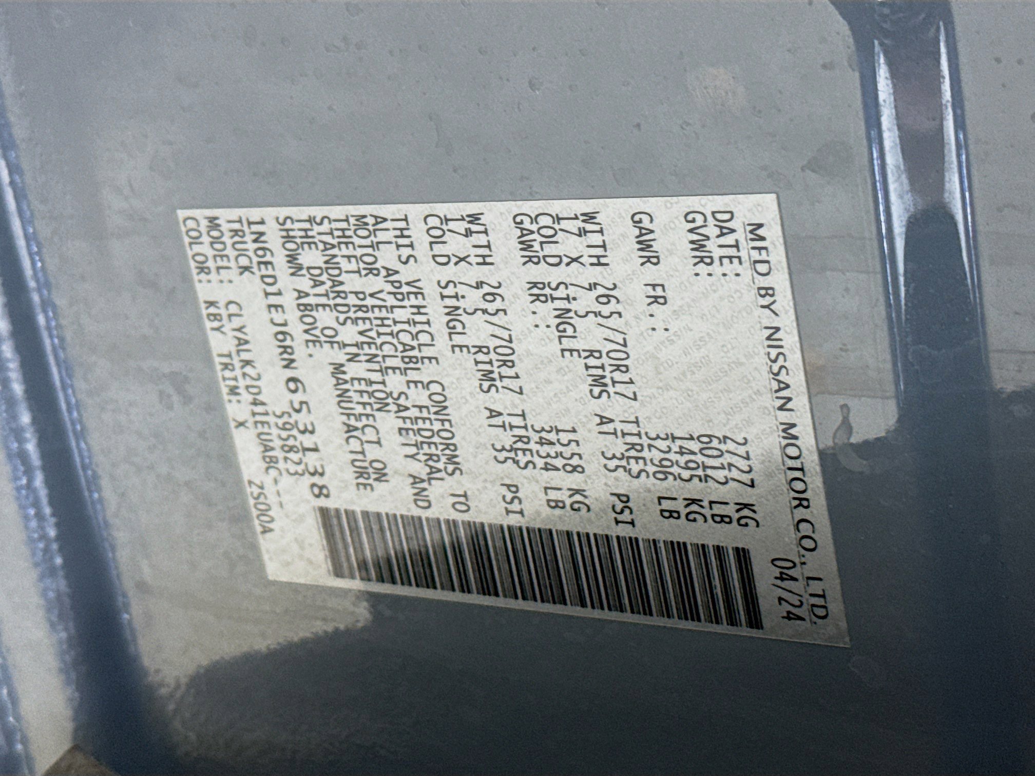 Used 2024 Nissan Frontier Pro-X w/ Pro Convenience Package image 38