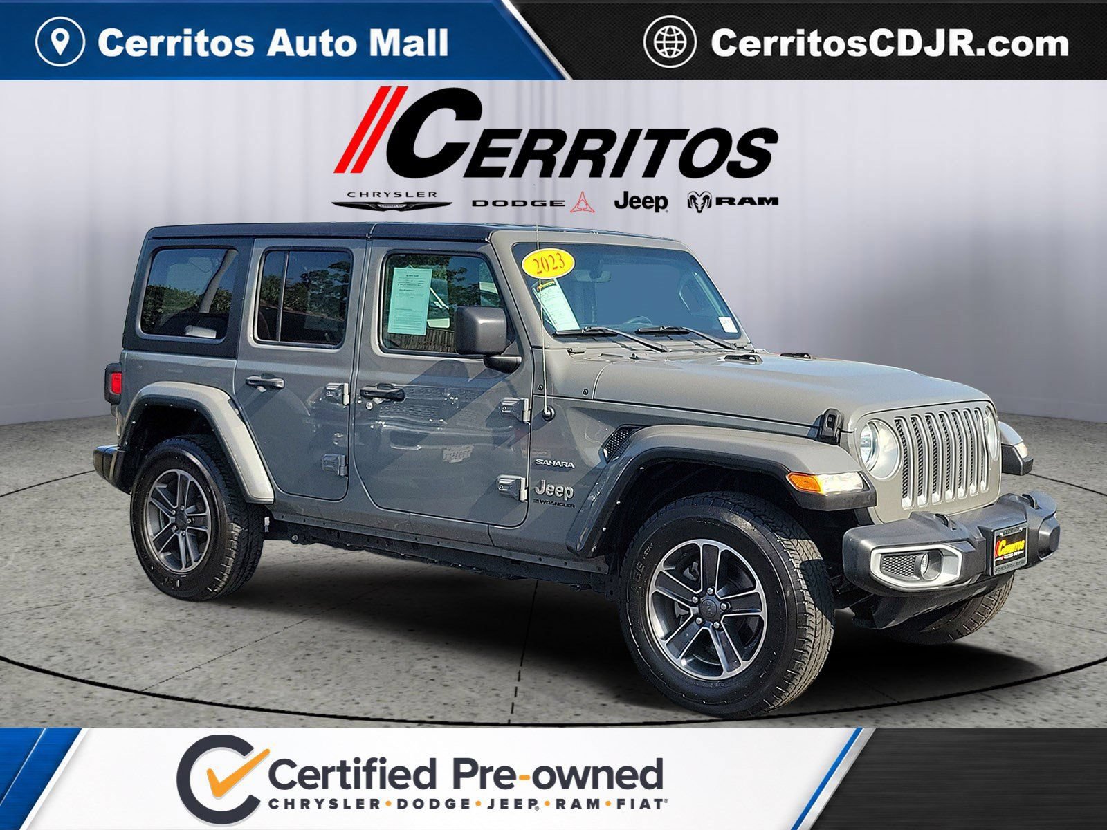 Certified 2023 Jeep Wrangler Unlimited Sahara AWD/4WD video 1
