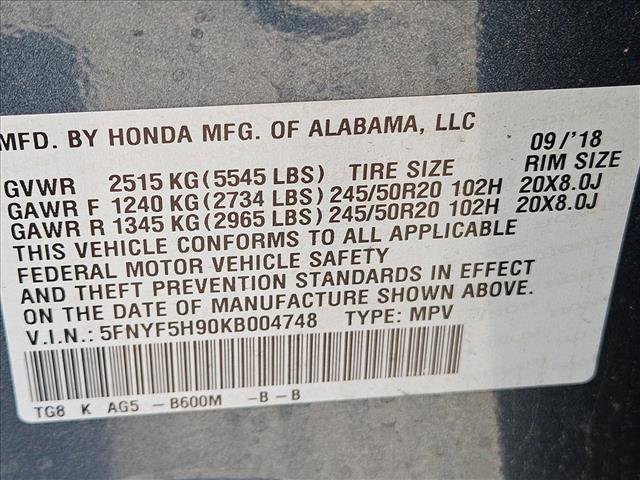 Used 2019 Honda Pilot Touring image 14