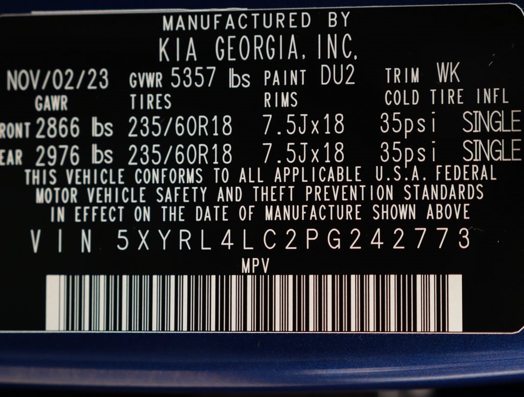 Used 2023 Kia Sorento S w/ Panoramic Sunroof Package image 40