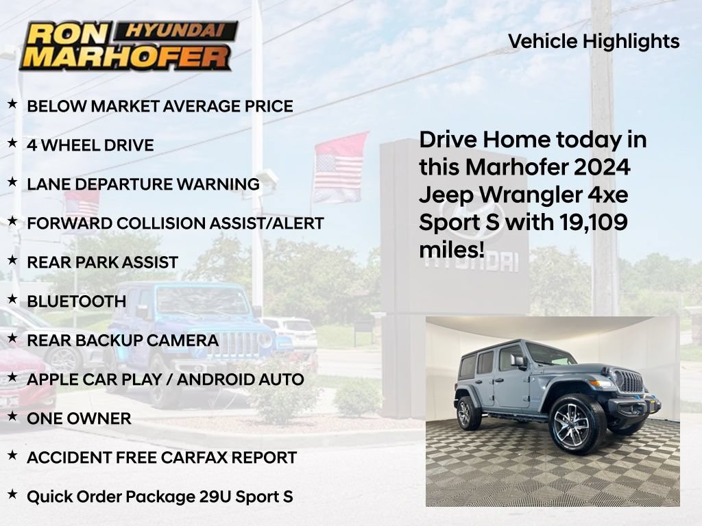 Used 2024 Jeep Wrangler Unlimited w/ Convenience Group AWD/4WD image 15