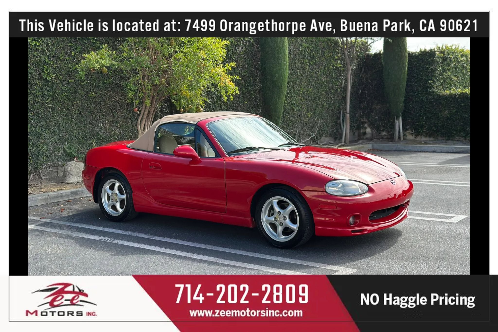 Used 2000 MAZDA MX-5 Miata RWD image 2