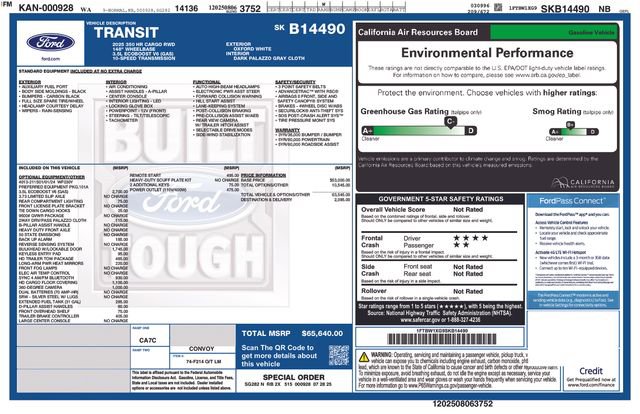 New 2025 Ford Transit 350 148 High Roof RWD image 22