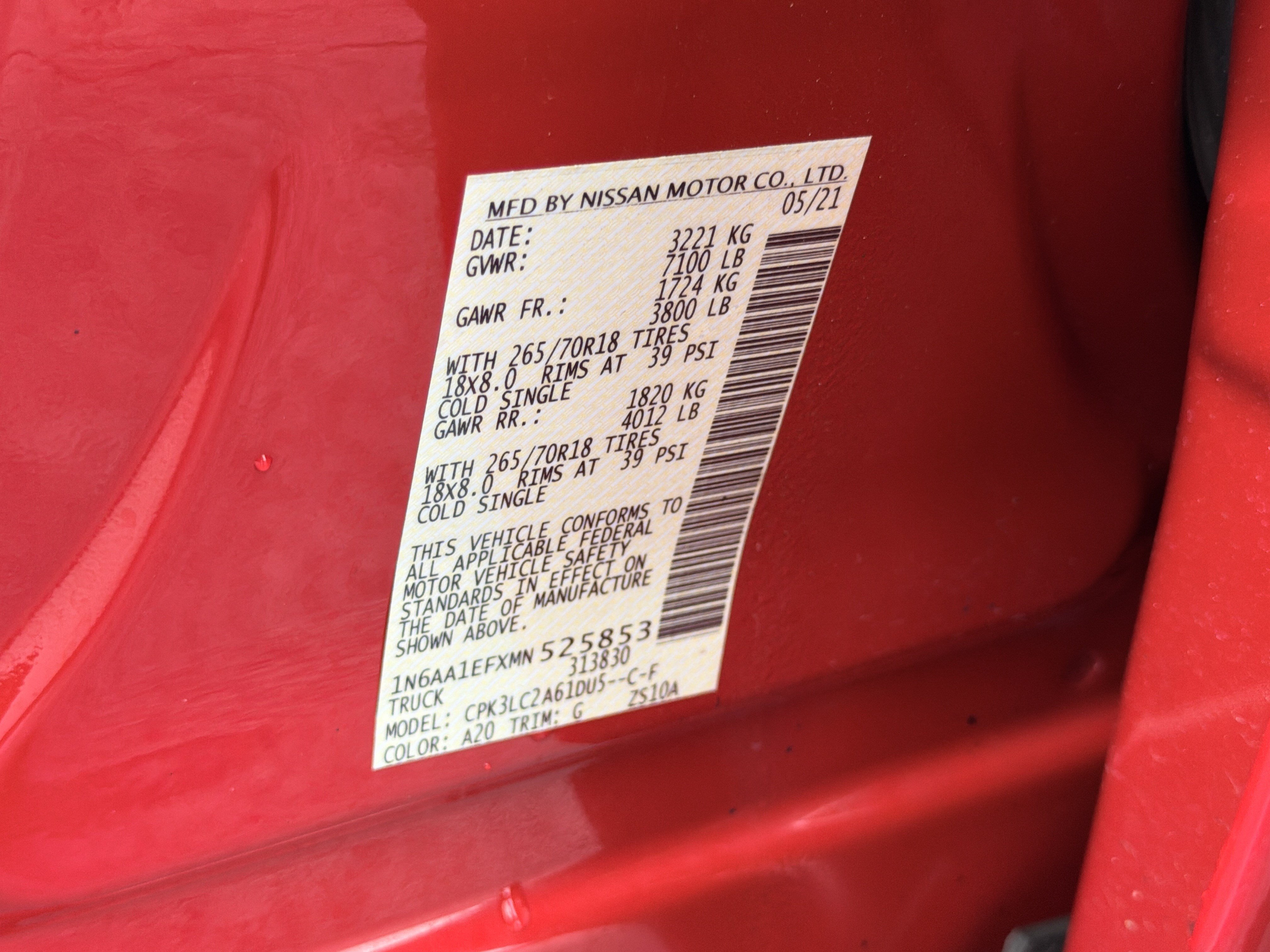 Used 2021 Nissan Titan SV w/ SV Convenience Package RWD image 28