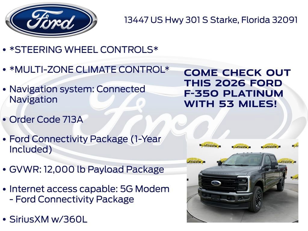 New 2026 Ford F350 Platinum image 15