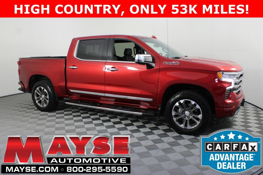 Used 2023 Chevrolet Silverado 1500 High Country w/ Technology Package AWD/4WD image 1