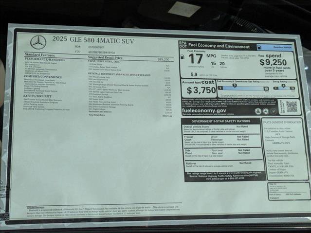 New 2025 Mercedes-Benz GLE 580 4MATIC image 21