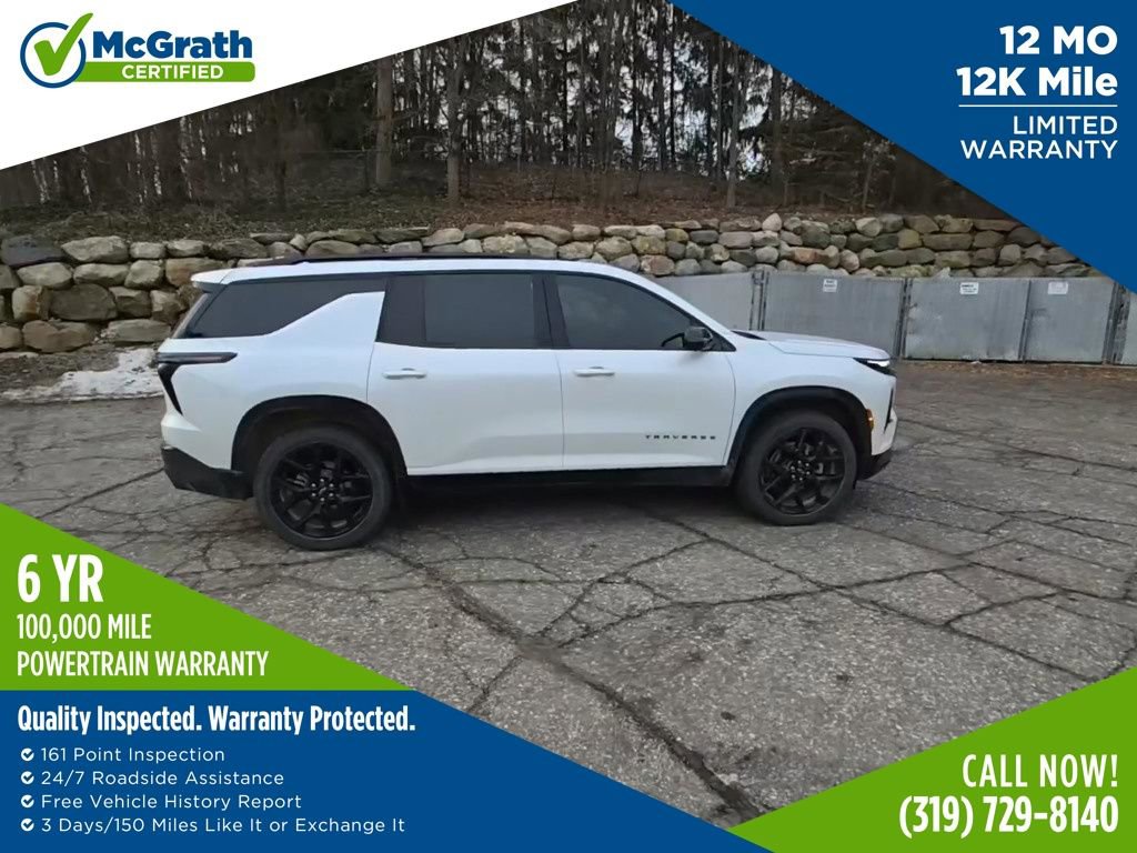 Used 2024 Chevrolet Traverse RS w/ LPO, Floor Liner Package