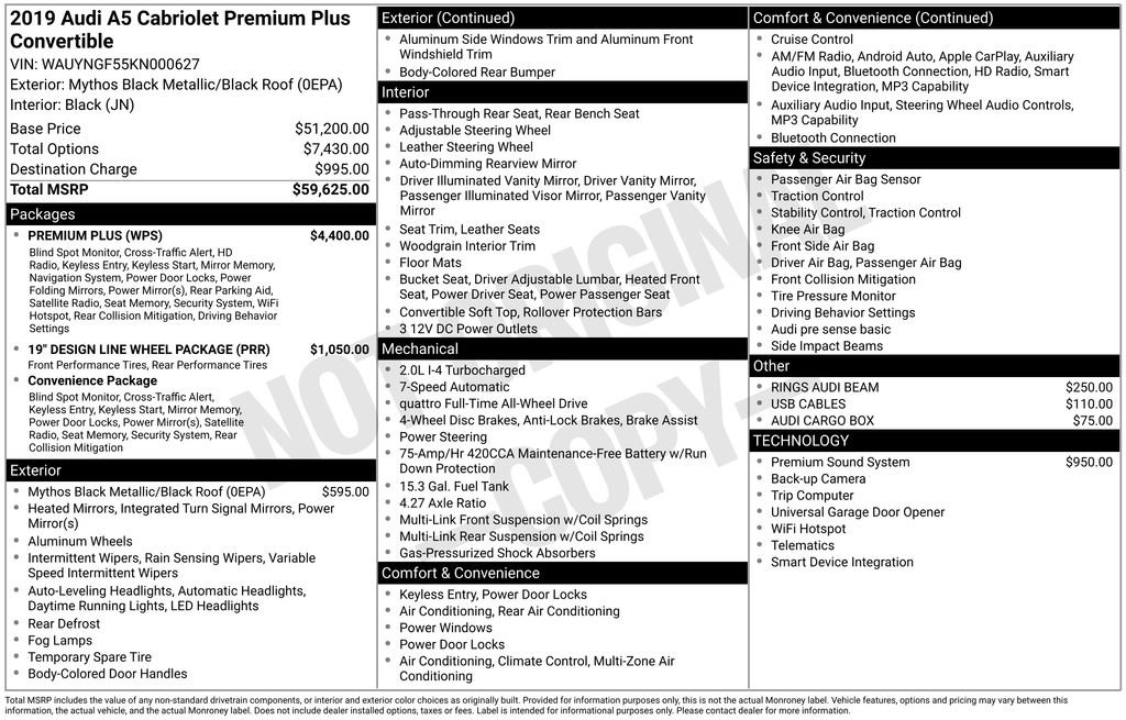 Used 2019 Audi A5 2.0T Premium Plus w/ Premium Plus image 22