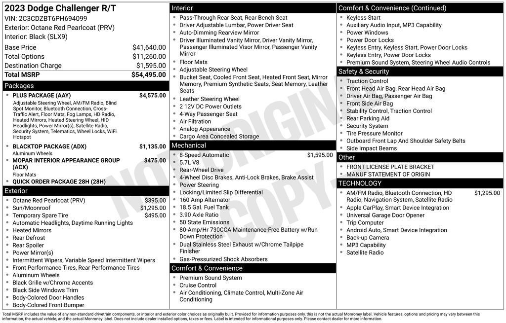 Used 2023 Dodge Challenger R/T w/ Plus Package RWD image 17