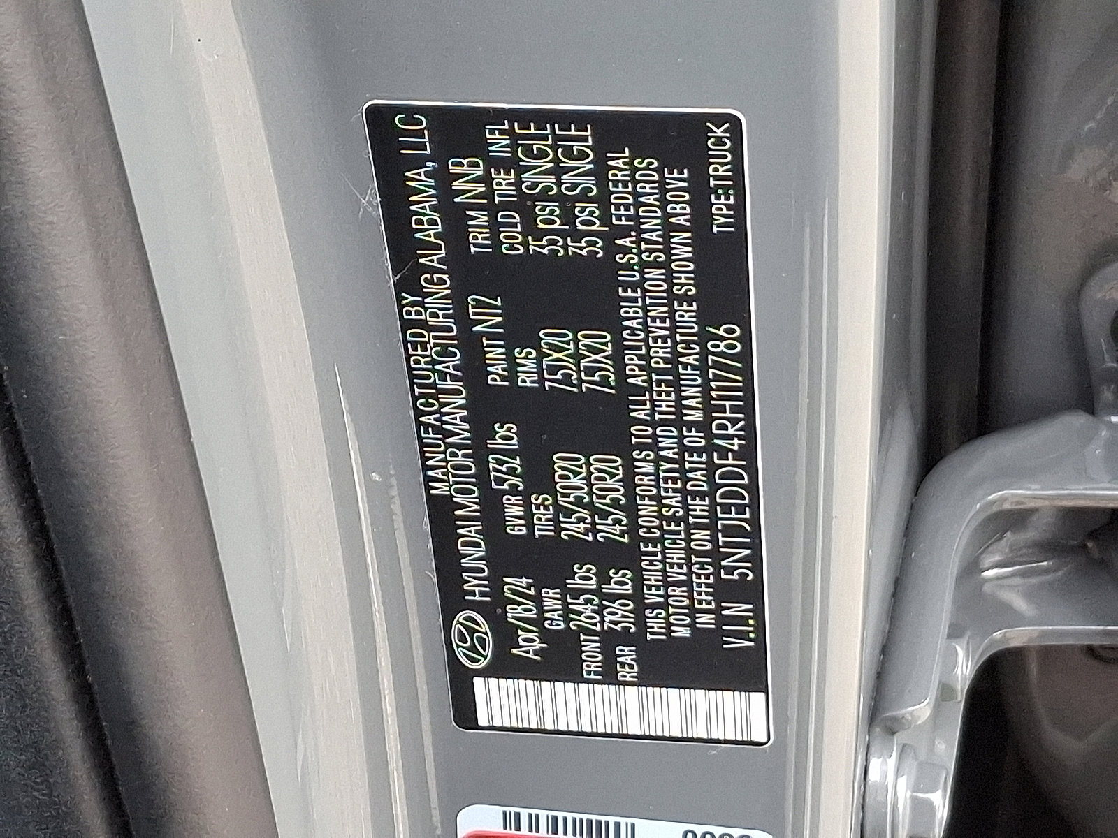 Used 2024 Hyundai Santa Cruz Limited image 29