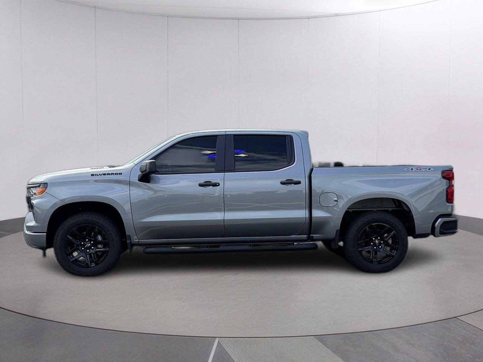 Certified 2026 Chevrolet Silverado 1500 Custom w/ Turbomax Blackout Package AWD/4WD image 2