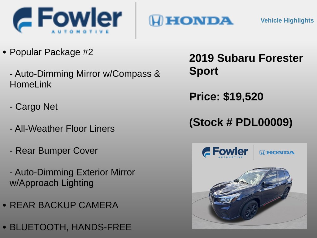 Used 2019 Subaru Forester Sport w/ Popular Package #2 AWD/4WD image 4