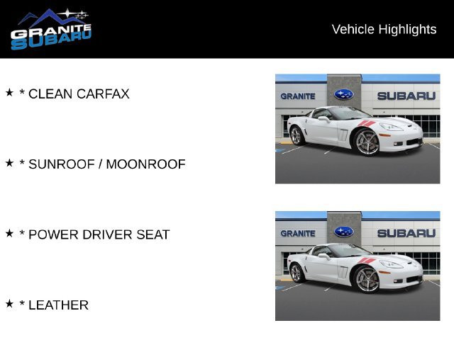 Used 2011 Chevrolet Corvette Grand Sport w/ Preferred Equipment Group RWD image 2