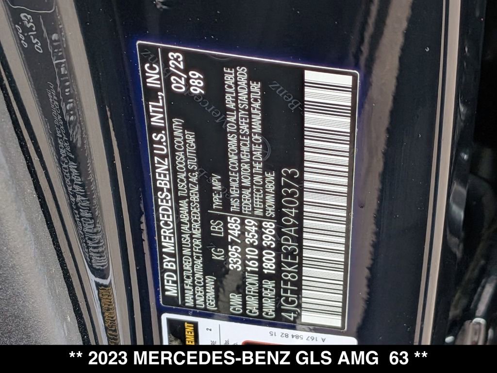 Used 2023 Mercedes-Benz GLS 63 AMG 4MATIC image 29