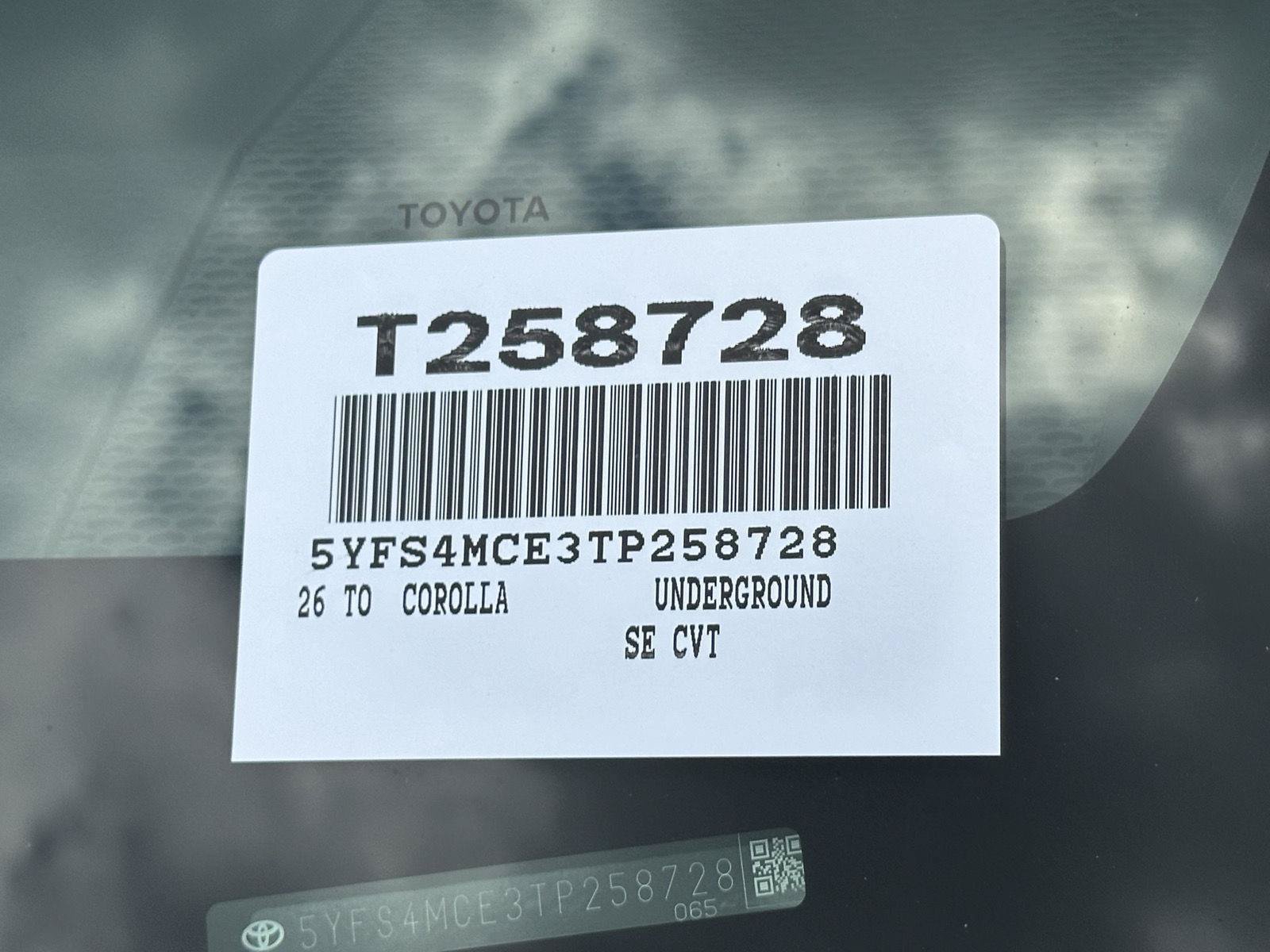 Certified 2026 Toyota Corolla SE FWD image 14