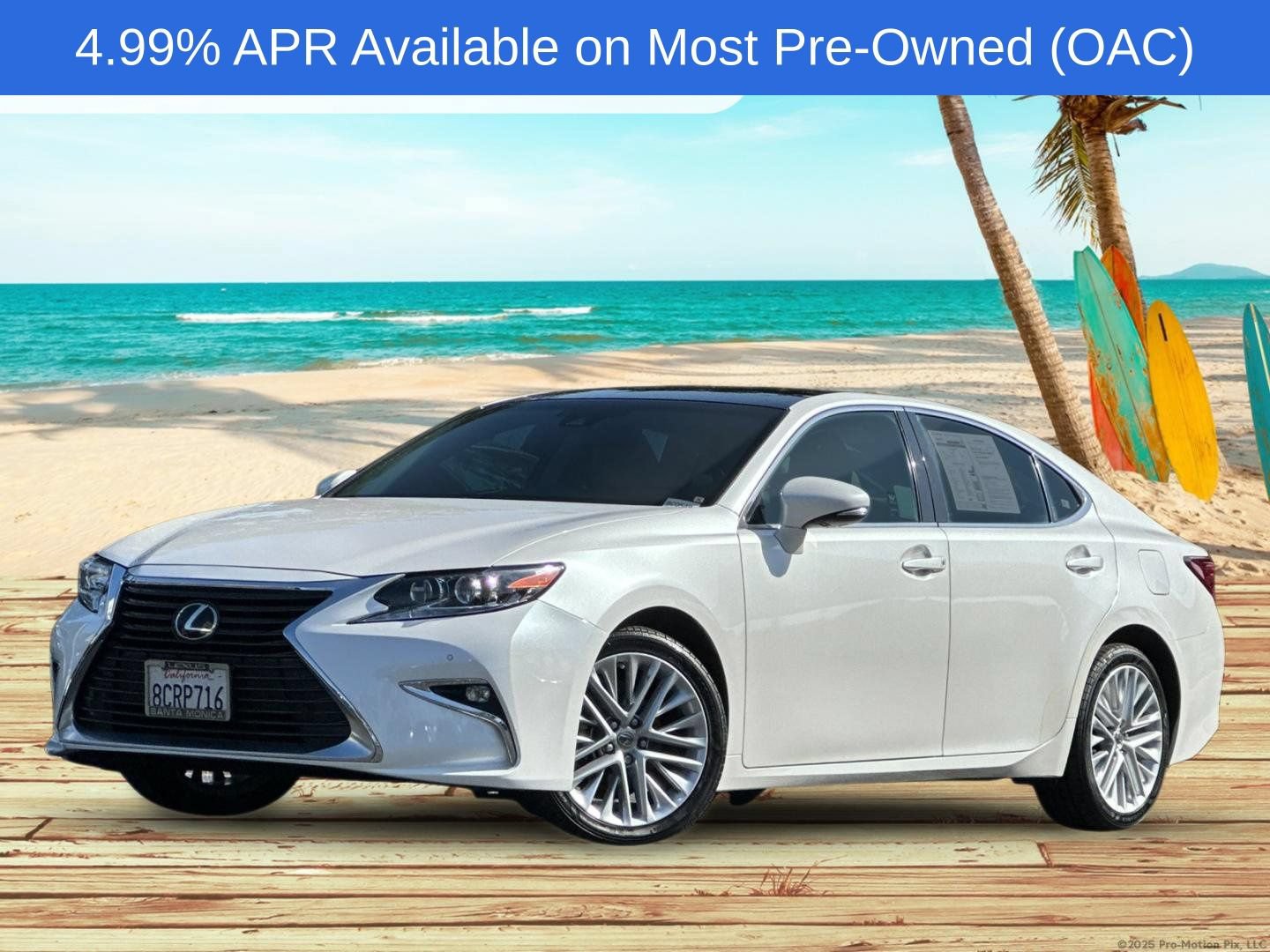 Used 2018 Lexus ES 350 w/ Luxury Package w/Wood Trim FWD image 1