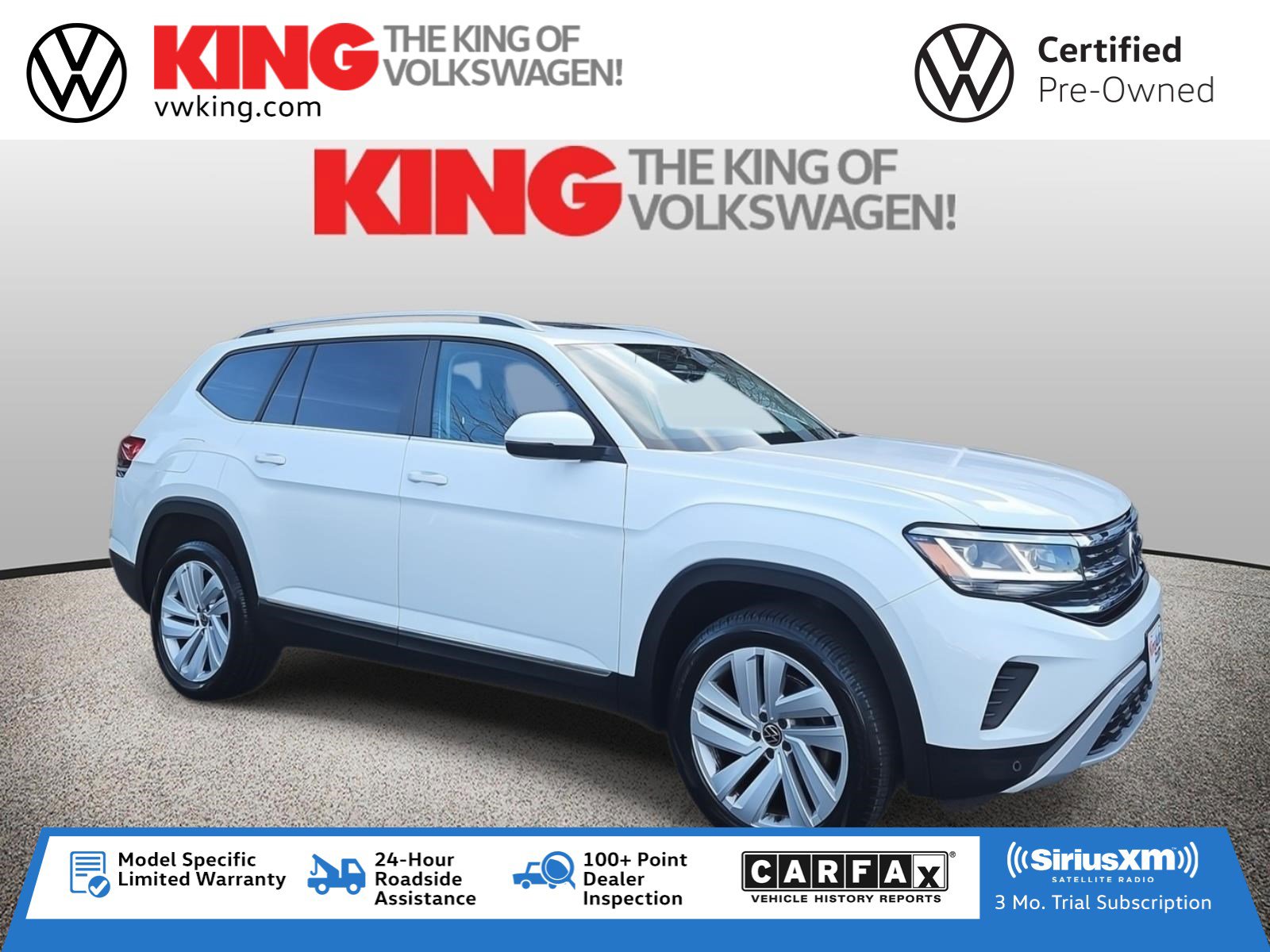 Certified 2021 Volkswagen Atlas SEL video 1