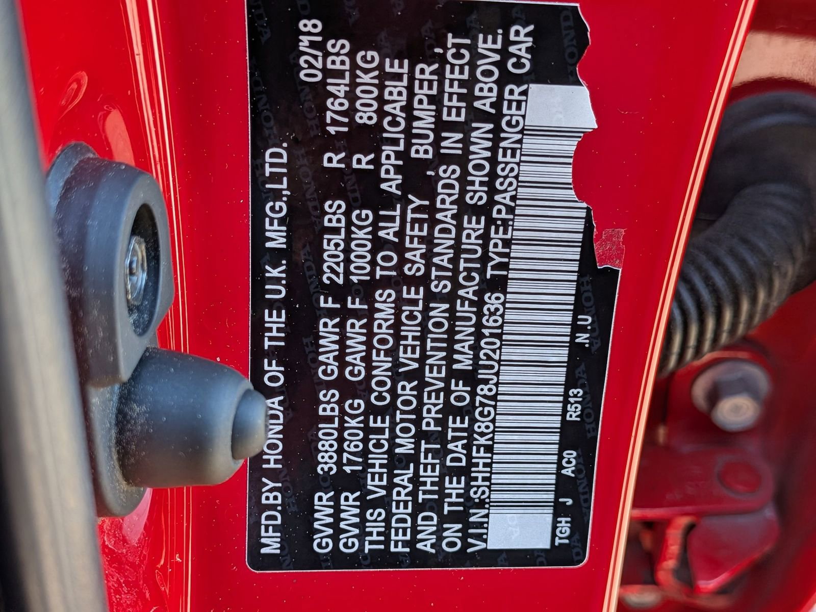 Used 2018 Honda Civic Type R image 40