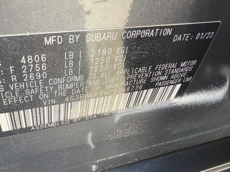 Used 2023 Subaru Legacy Touring XT AWD/4WD image 25