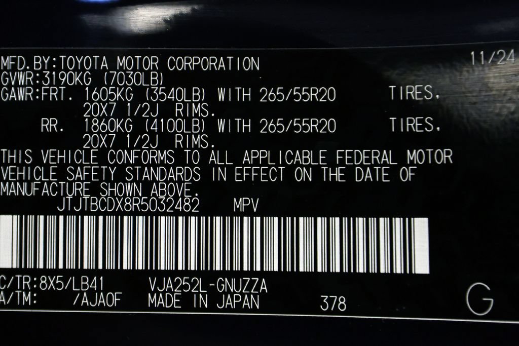 Used 2024 Lexus GX 550 w/ Accessory Package (Z1) AWD/4WD image 47