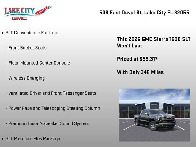 New 2026 GMC Sierra 1500 SLT w/ SLT Premium Plus Package AWD/4WD image 39