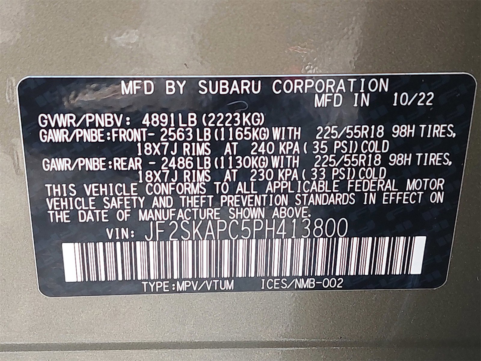 Certified 2023 Subaru Forester Limited image 38