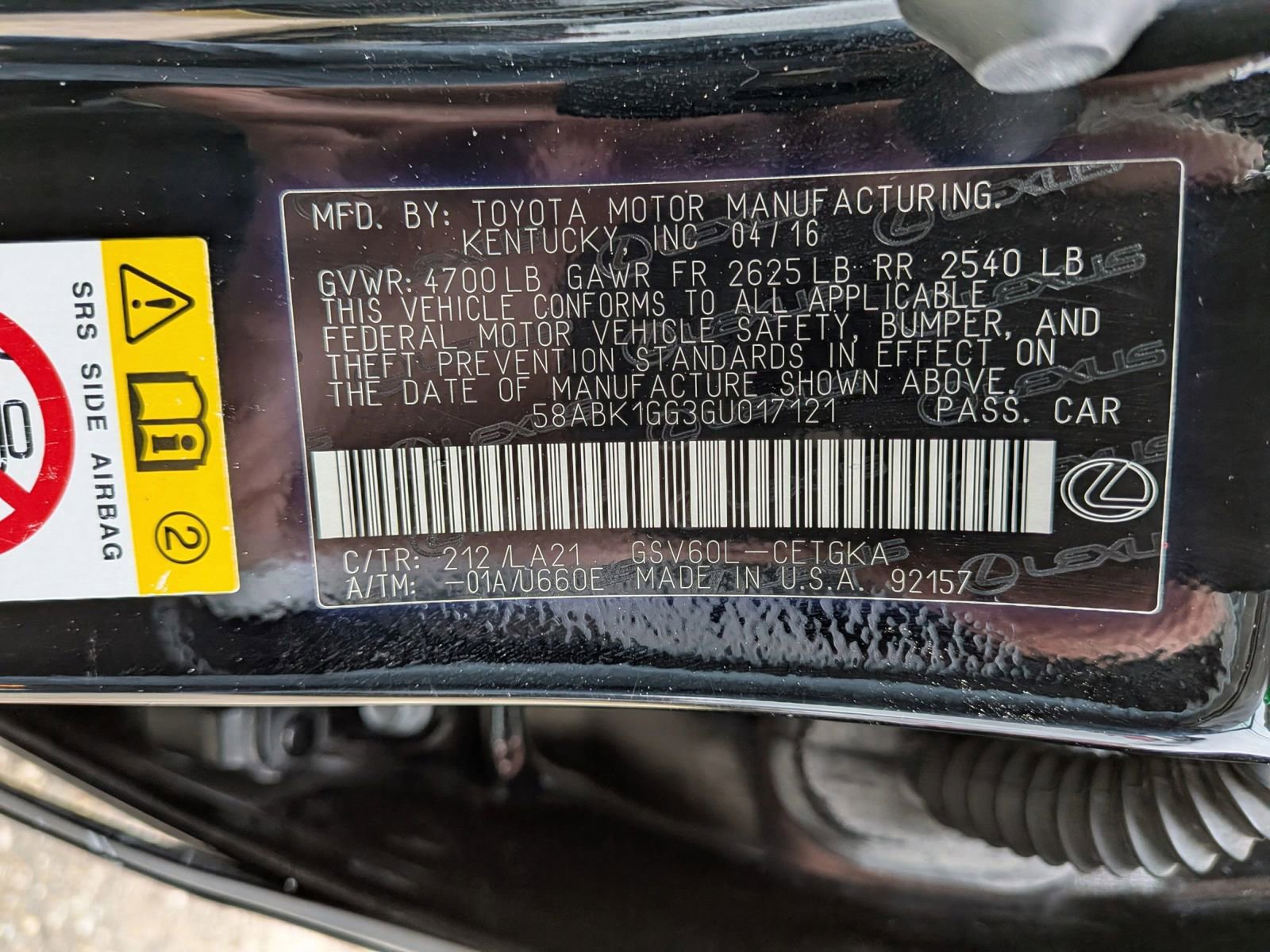 Used 2016 Lexus ES 350 w/ Premium Package w/Wood Trim image 53