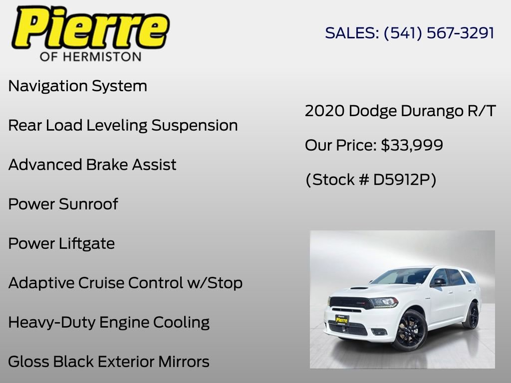 Used 2020 Dodge Durango R/T w/ Technology Group AWD/4WD image 18