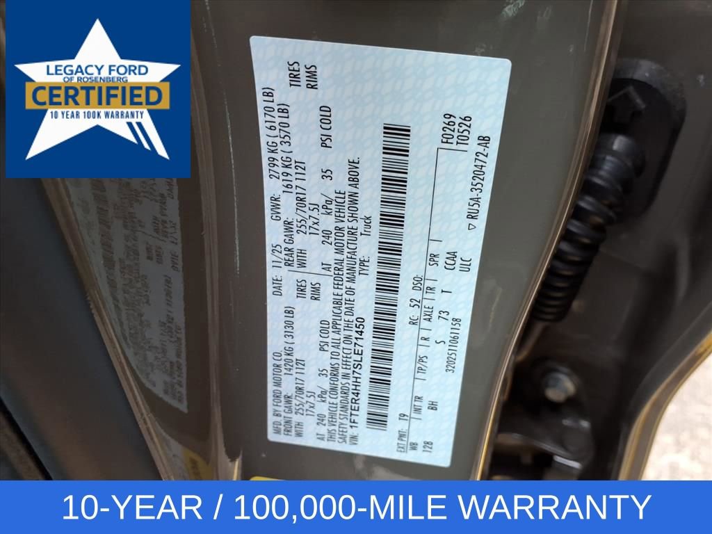 Used 2025 Ford Ranger XLT w/ Equipment Group 301A High AWD/4WD image 30