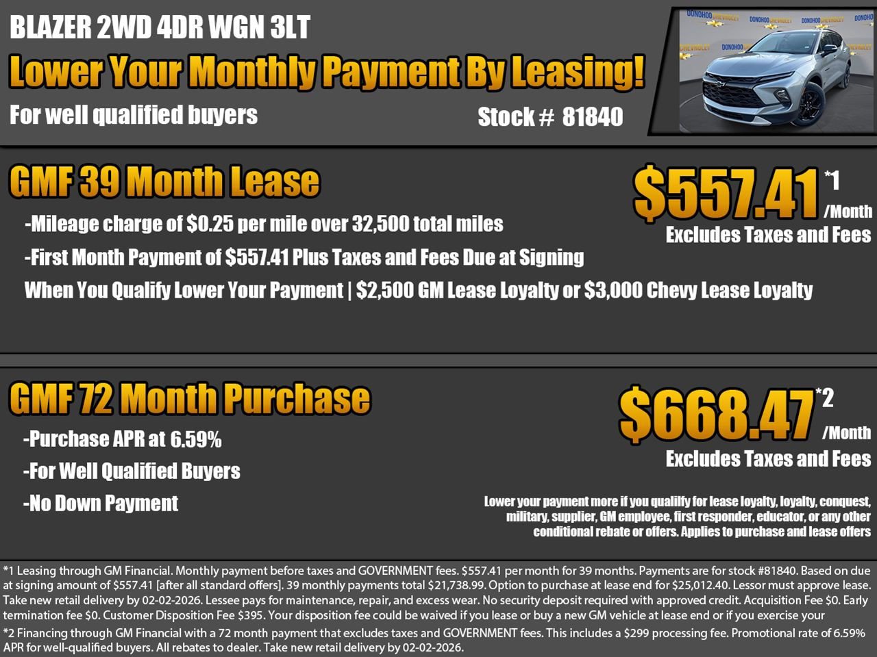 New 2025 Chevrolet Blazer LT w/ Sound & Technology Package image 2