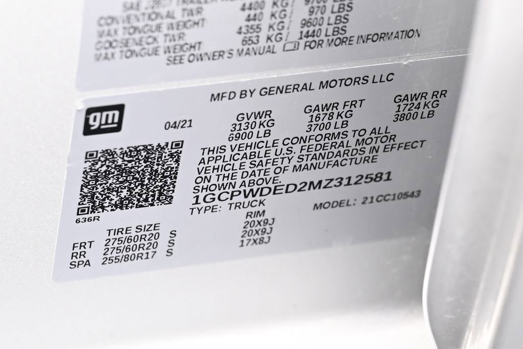 Used 2021 Chevrolet Silverado 1500 RST w/ Bed Protection Package RWD image 17