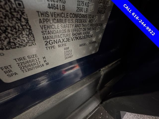 Used 2019 Chevrolet Equinox LT w/ LPO, Floor Liner Package image 27