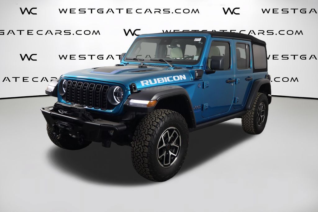 Used 2024 Jeep Wrangler Unlimited Rubicon 4xe w/ Safety Group AWD/4WD image 1