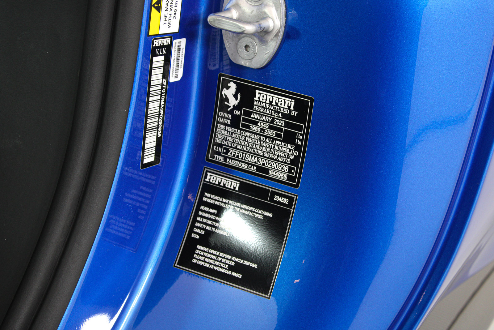 Certified 2023 Ferrari 296 GTS RWD image 50