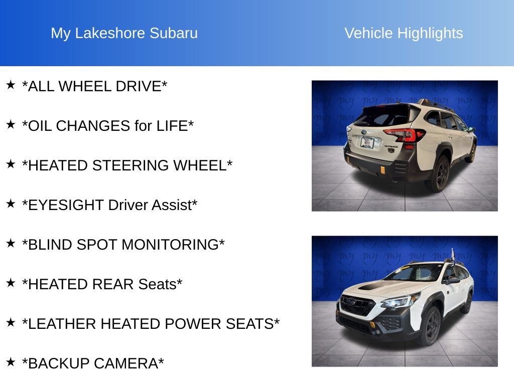 Certified 2025 Subaru Outback Wilderness AWD/4WD image 6