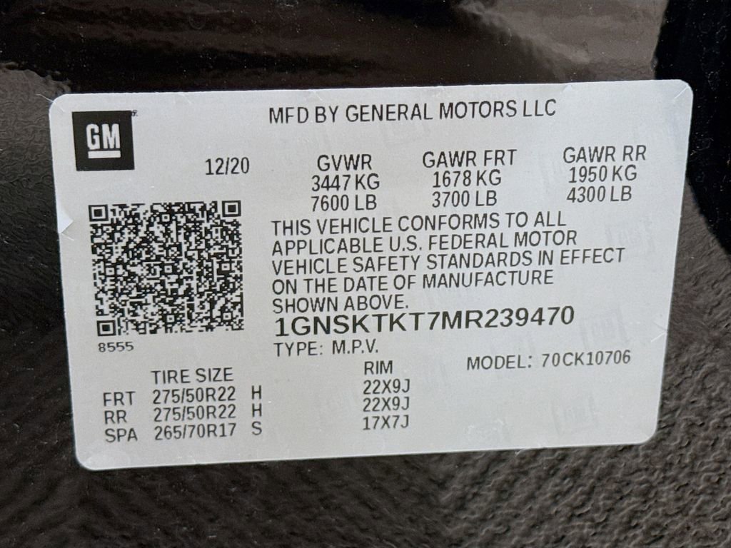 Used 2021 Chevrolet Tahoe High Country image 38