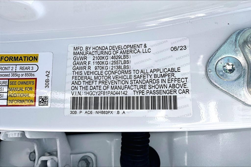 Certified 2023 Honda Accord Touring image 19