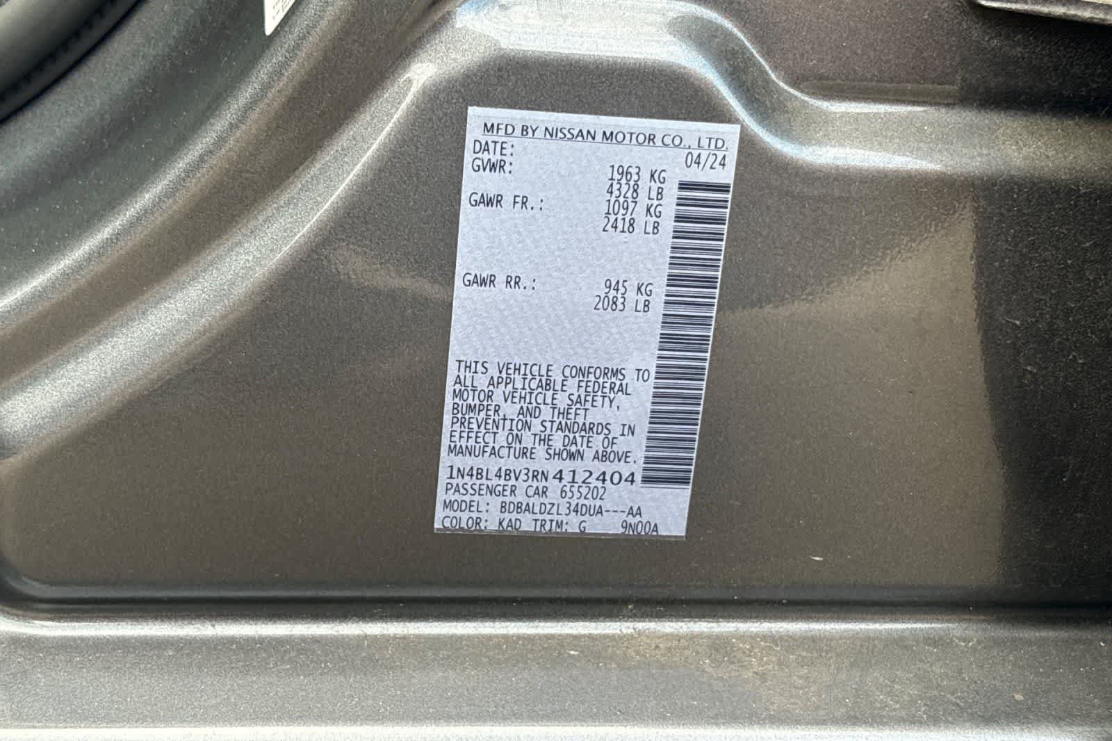 Certified 2024 Nissan Altima 2.5 S FWD image 24